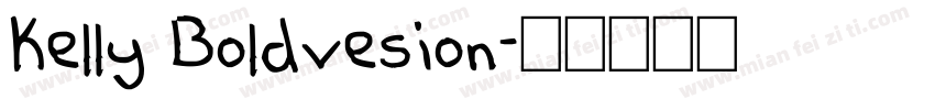 Kelly Boldvesion字体转换
